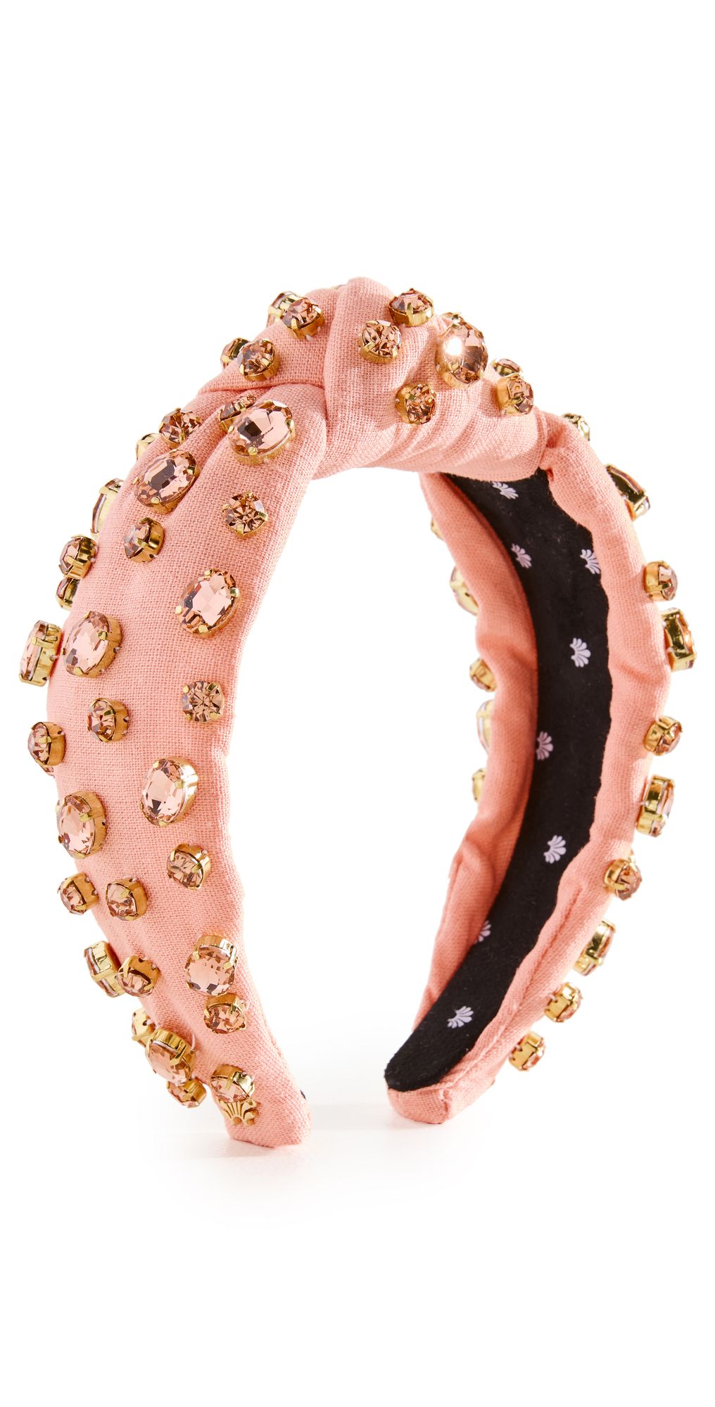 Lele Sadoughi Oval Crystal Knotted Headband | Shopbop