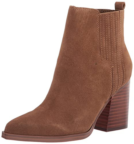 Marc Fisher Women's Matter Ankle Boot, Brown Suede, 6.5 | Amazon (US)
