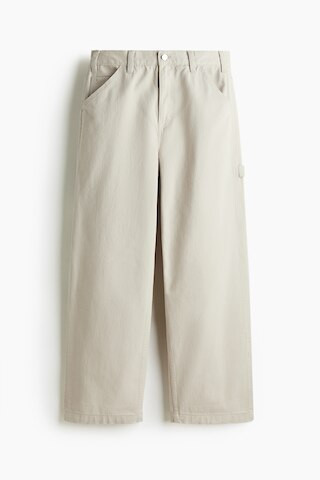 H & M - Workerhose in Relaxed Fit - Beige - Herren | H&M (DE, AT, CH, NL, FI)