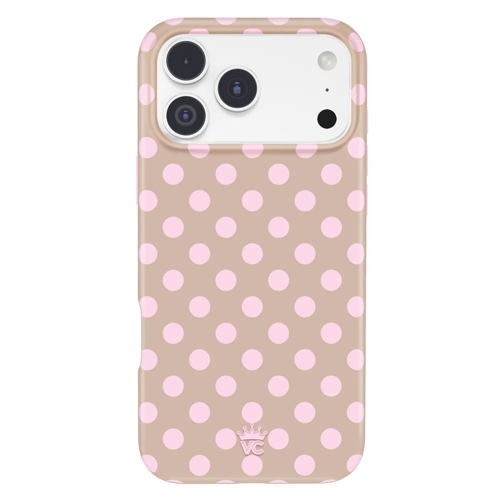 Brown Sugar Polka Dot iPhone Case | Velvet Caviar