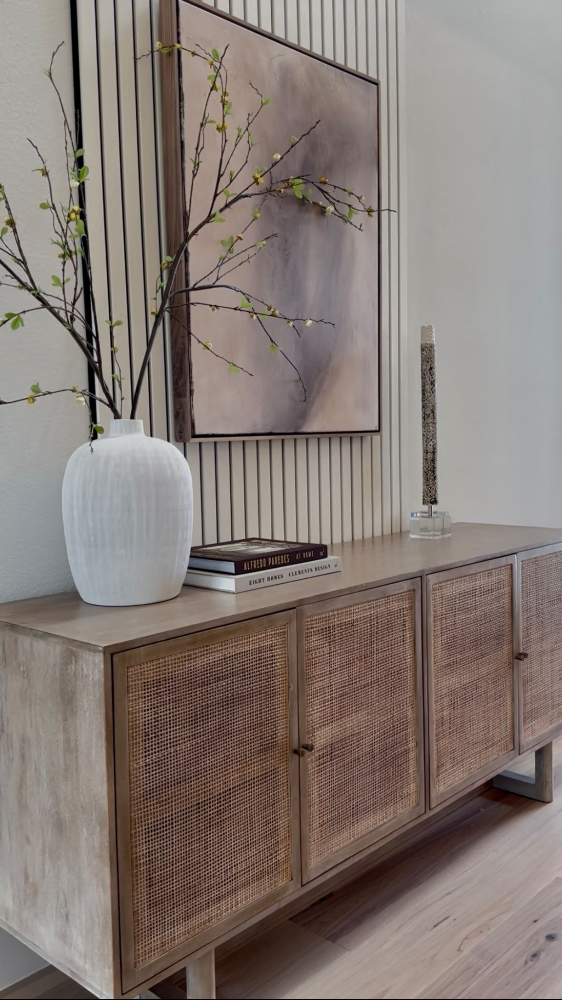 Affordable and simple spring & summer entryway styling

Console table decor, accent cabinet decor, Nathan James, storage cabinet, spring decor, black table lamp, target lamp, arched mirror, entryway decor

#LTKHome #LTKStyleTip #LTKFindsUnder100