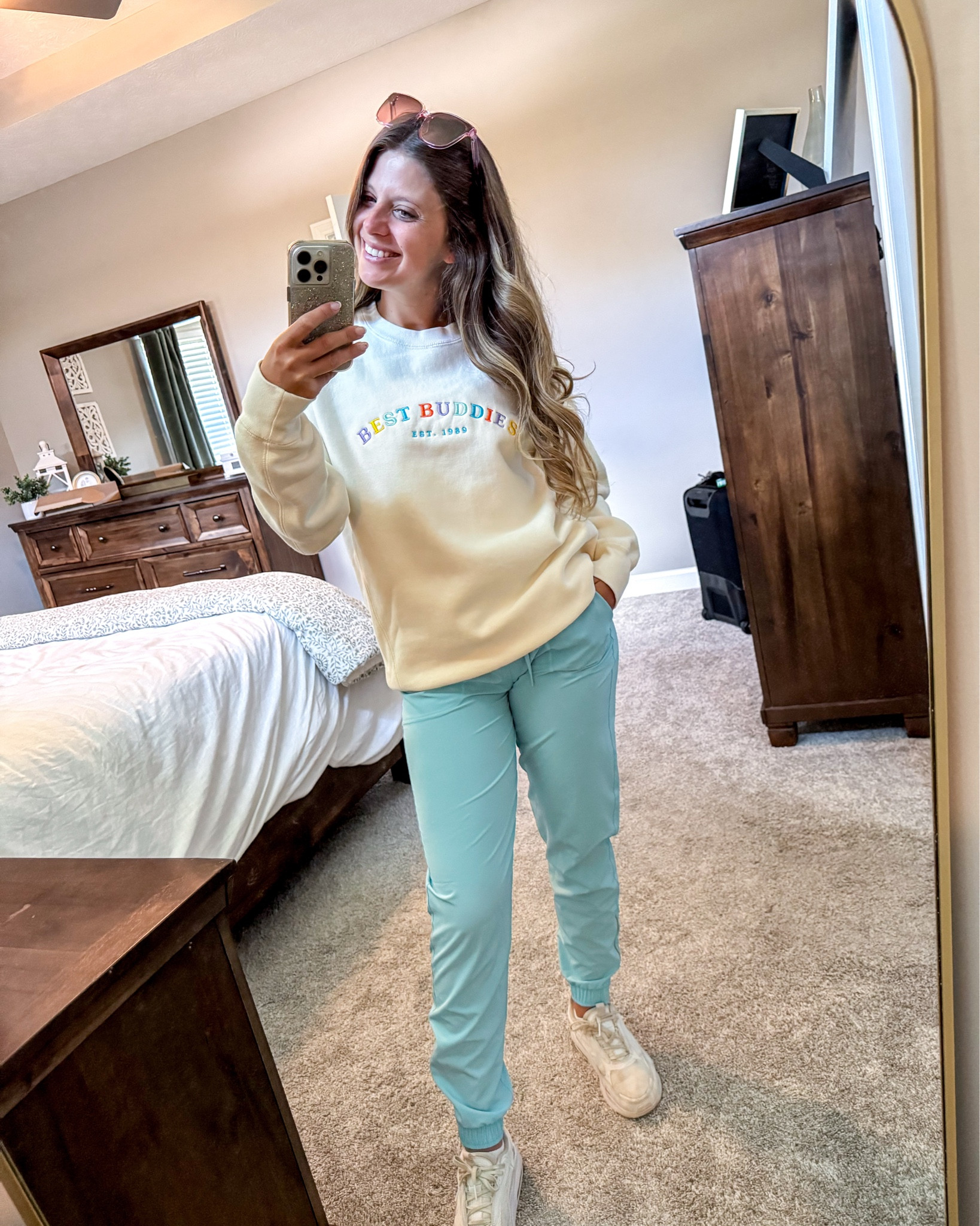 The best travel joggers from Albion ✨ I love the bright color and how comfy AND stylish they feel!

#LTKTravel #LTKFindsUnder100 #LTKPetite