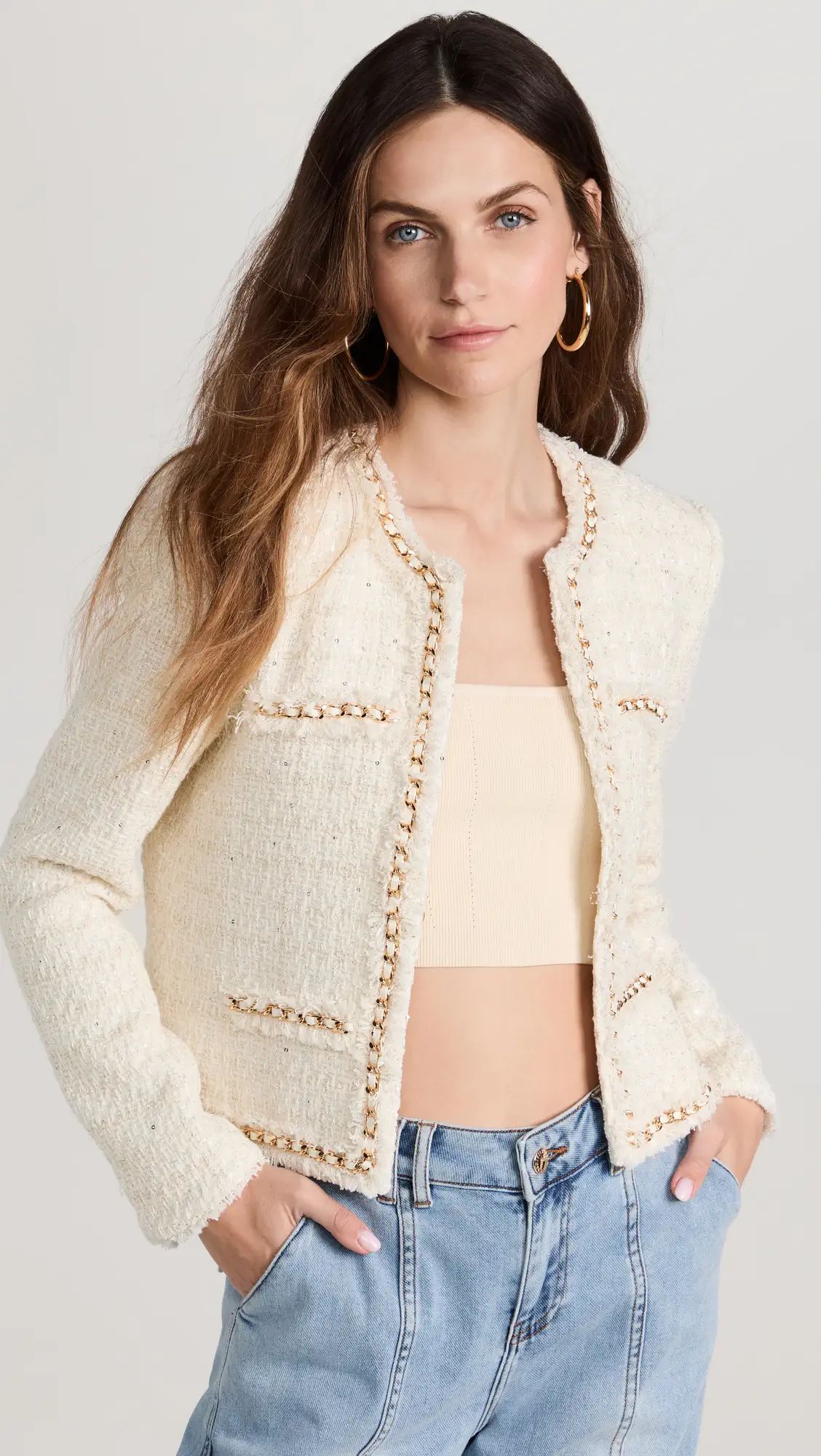 Generation Love Serena Chain Tweed Jacket | Shopbop | Shopbop