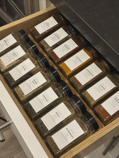 Kitchen staples you need! Spice rack, spice jars

#LTKhome