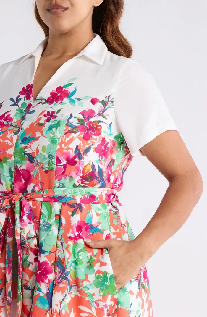 Floral Print Shirtdress | Nordstrom