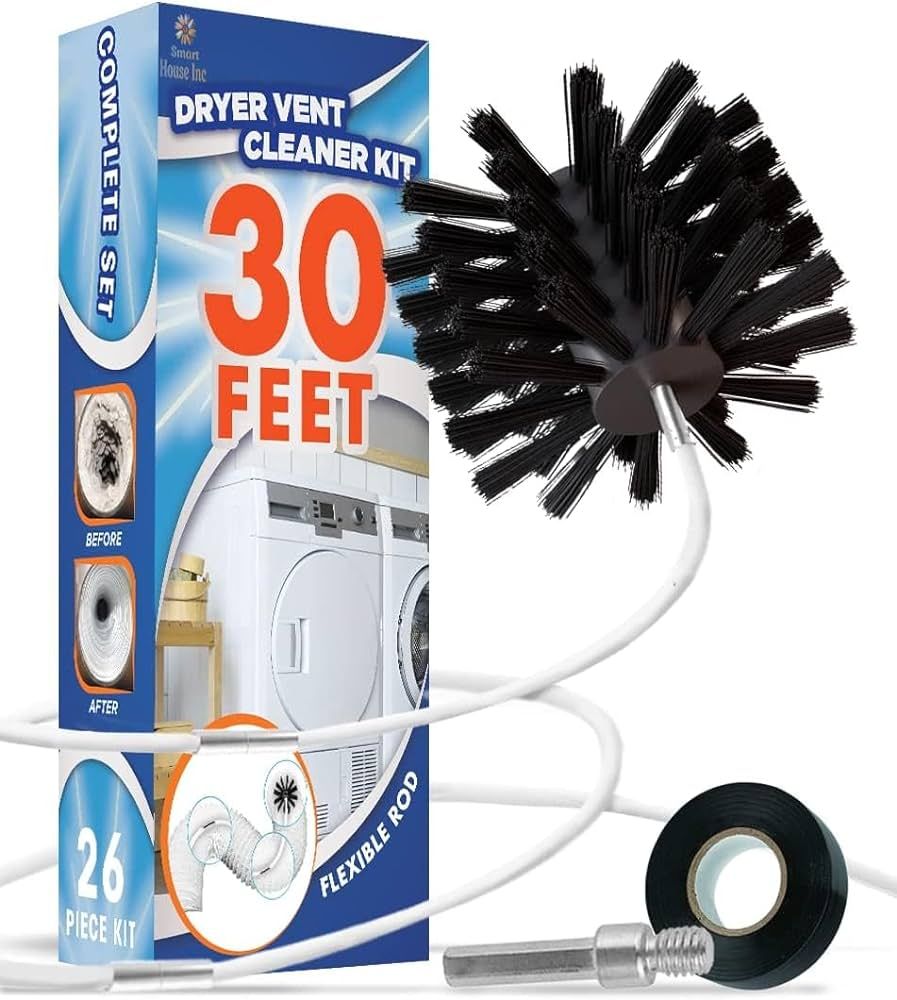 The Professional Dryer Vent Cleaner Kit -(30-Feet) Innovative Lint Remover Reusable Strong Nylon|... | Amazon (US)