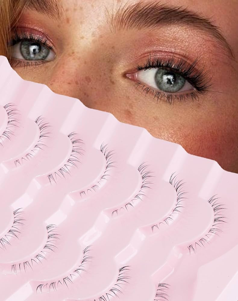 Eyelashes False Bottom Lashes Lower Lashes Fake Bottom Eyelashes 7 Pairs R-2 | Amazon (US)