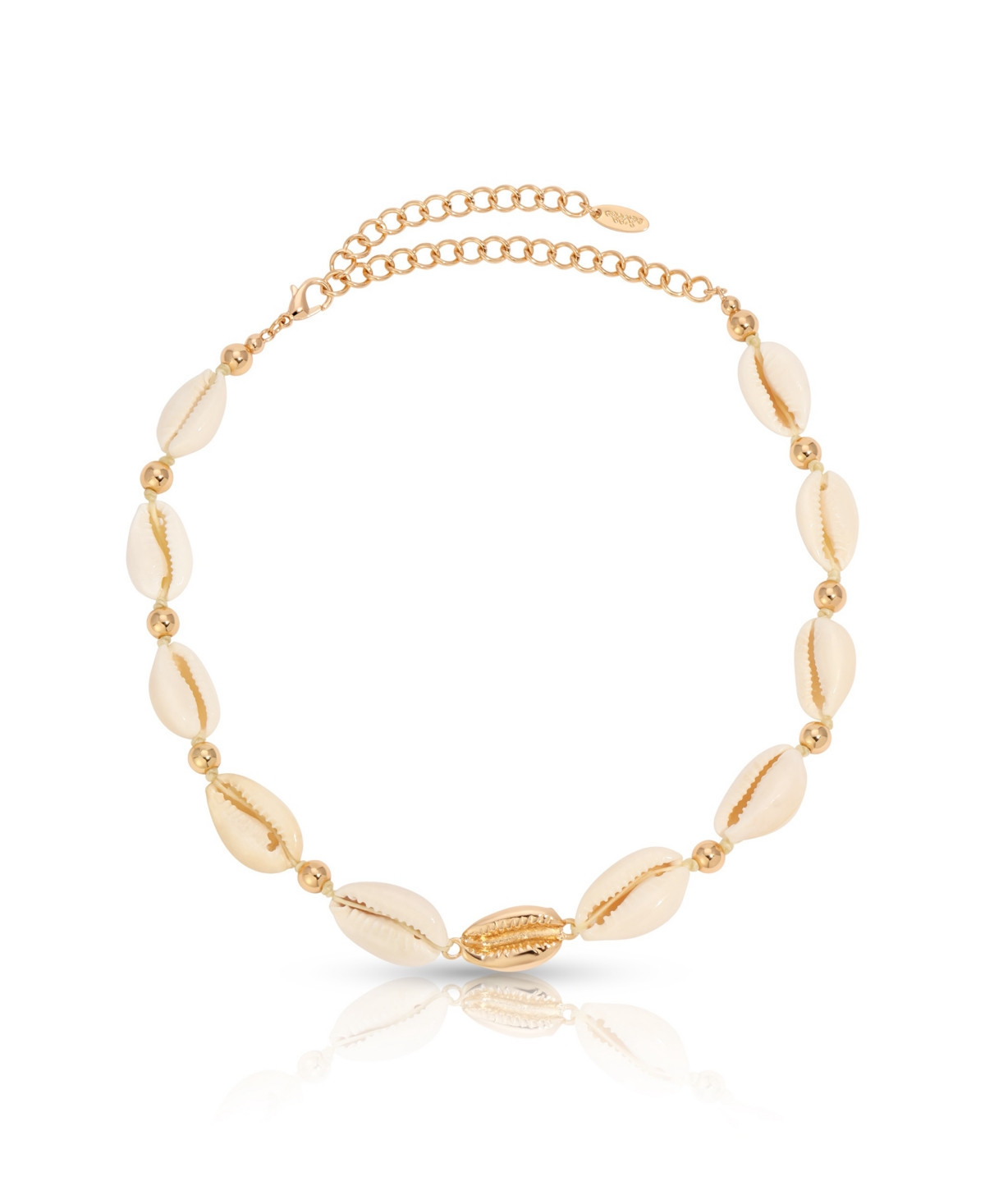 Ettika Out to Sea Cowrie Shell Choker Necklace - Gold | Macy's