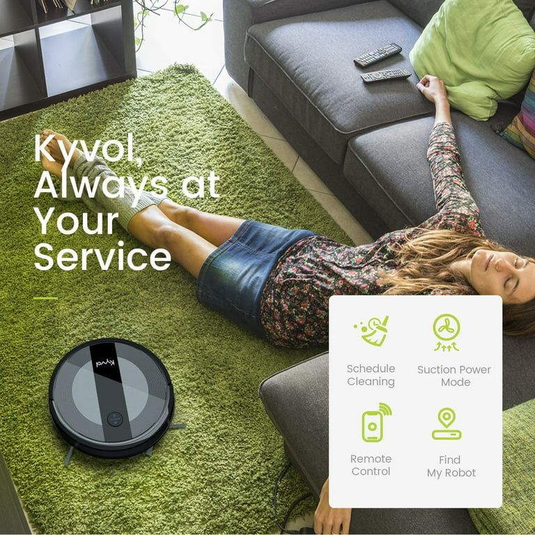Kyvol Robot Vacuum Cleaner Cybovac E20, 2000Pa Wi-Fi/Alexa/App, Automatic Self-Charging Robotic V... | Walmart (US)