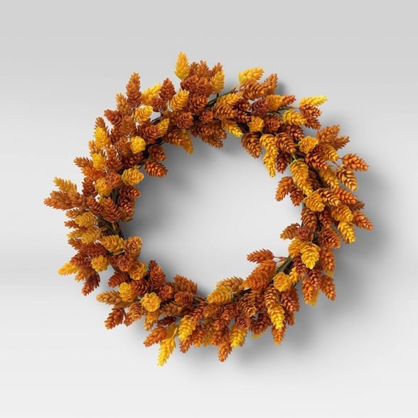 18" Artificial Hops Wreath - Threshold™ | Target