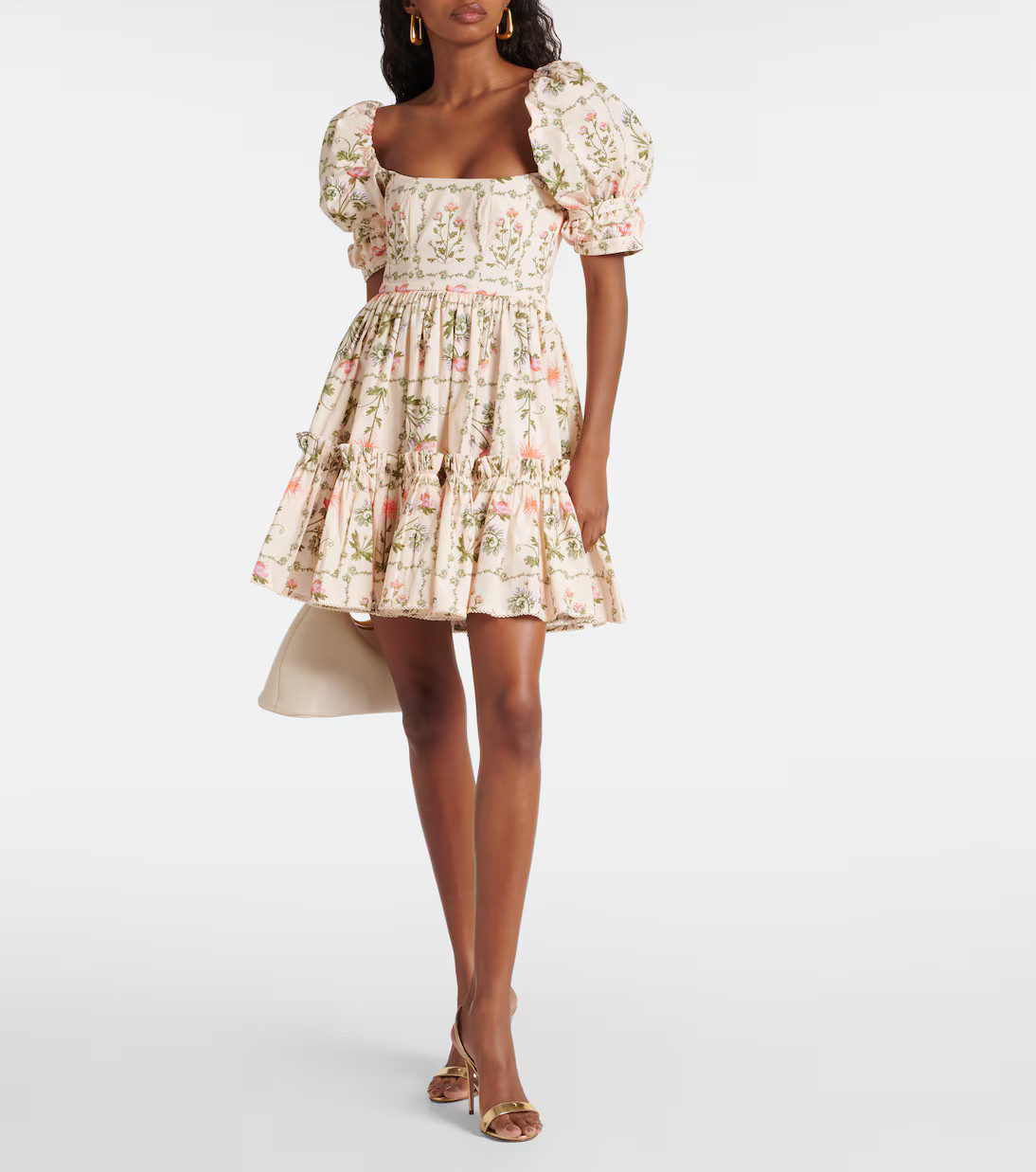 Alaria puff-sleeve cotton minidress | Mytheresa (US/CA)