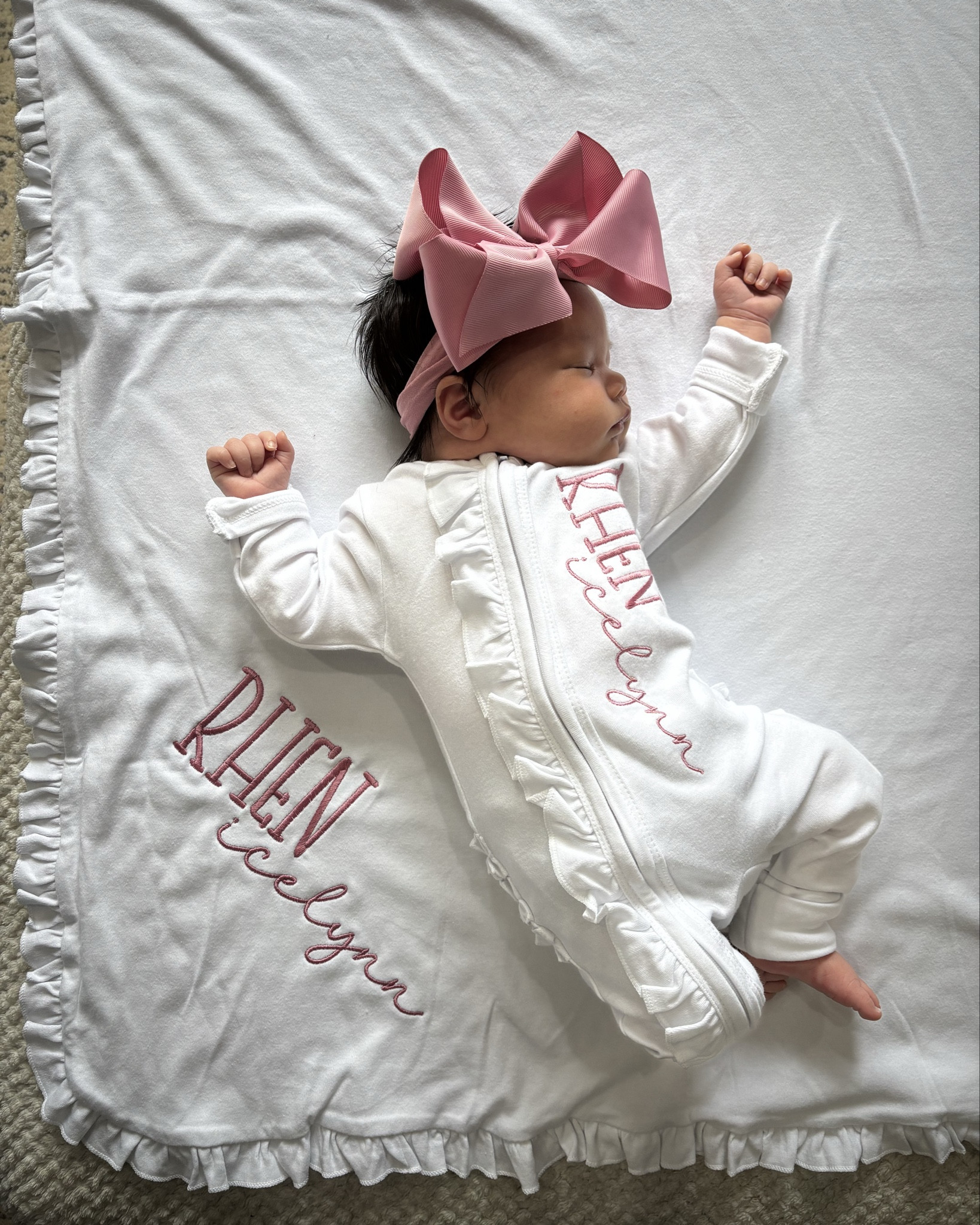 Looking for the perfect baby shower gift for a little girl? This onesie, blanket, & bow set is perfect! Crisp white color, adorable ruffles on the back. The headband fits a new born head great (not too big) 
This is a great outfit for the take home, hospital or just a photo shoot 

#LTKGiftGuide #LTKBaby #LTKBump