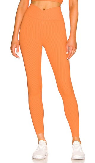 Ribbed Veronica Legging in Sherbert | Revolve Clothing (Global)