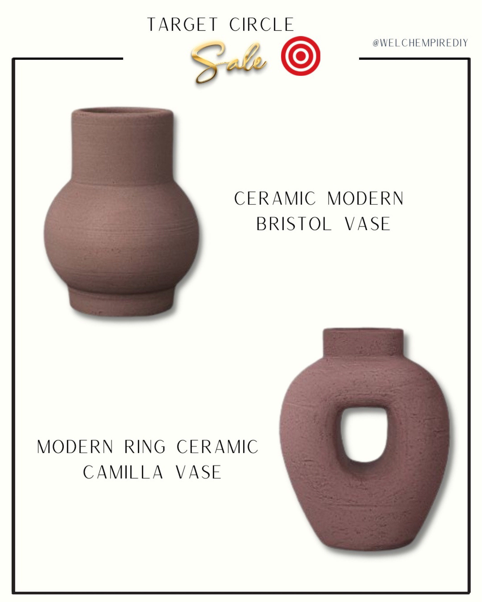 Choose from a variety of chic and modern vases that make a statement at Target! 🎯 #TargetCircleSale

#LTKstyletip #LTKsalealert #LTKhome