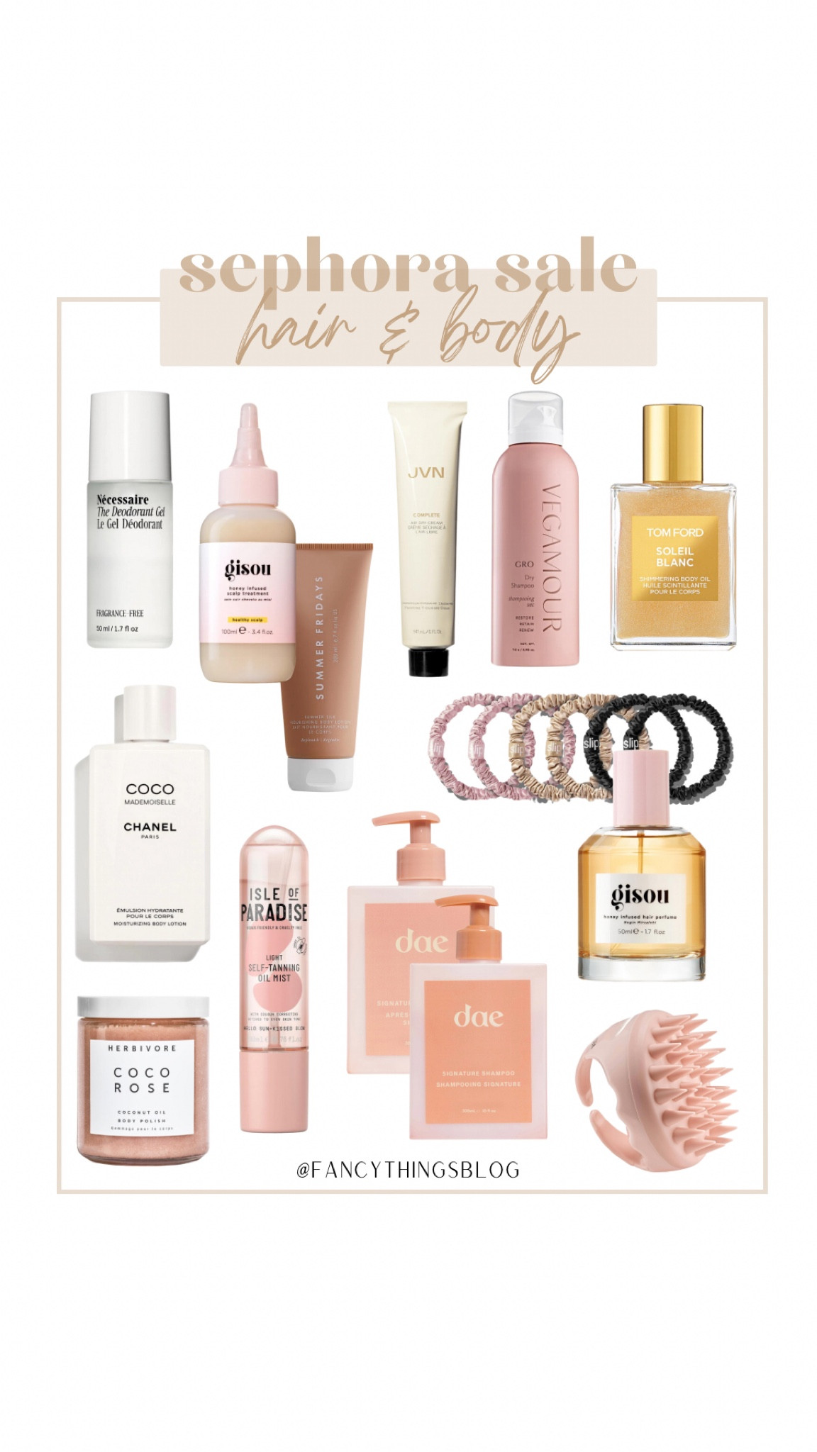 7 more days of the Sephora sale! Rogue members get 20% off, VIB members get 15% off, and Insider members get 10% off -- all with the code SAVENOW! 👏🏻

Sephora, Sephora sale, Sephora beauty, Sephora makeup, Sephora favorites, Sephora finds, Sephora favorites, Sephora must haves, Beauty, beauty finds, beauty favorites, beauty must haves, beauty sale, makeup, makeup finds, makeup favorites, makeup must haves, makeup sale, hair care, hair finds, hair favorites, hair must haves, hair routine, beauty routine, makeup routine, skincare, self care, Gisou
Honey Infused Scalp Treatment Serum, Vegamour
GRO Dry Shampoo for Thinning Hair, Herbivore Exfoliating Body Scrub, Chanel Moisturizing Body Lotion, Summer Fridays Body Lotion, Isle of Paradise Self-Tanning Oil Mist, Nécessaire The Deodorant Gel With 5% Alpha Hydroxy Acid(AHA) and Niacinamide, TOM FORD Shimmering Body Oil, dae Conditioner, Slip Scrunchies, dae Shampoo, JVN Air Dry Hair Cream, Nécessaire Scalp Serum, Gisou Hair Perfume, Scalp Massager, fancythingsblog

#LTKbeauty #LTKBeautySale