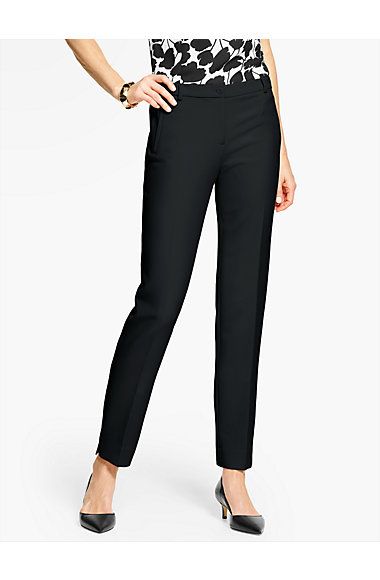 Talbots Hampshire Ankle Pant - Double Weave | Talbots