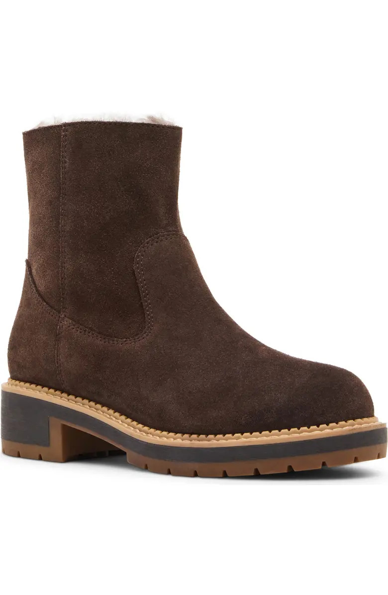 Blondo Nikkie Waterproof Suede Faux Fur Lined Boot (Women) | Nordstromrack | Nordstrom Rack