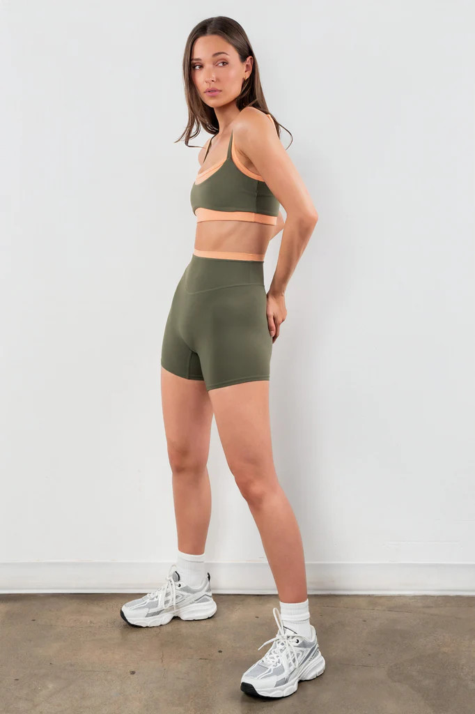 Cloud II™ Contrast Volley Short - Fern | Vitality