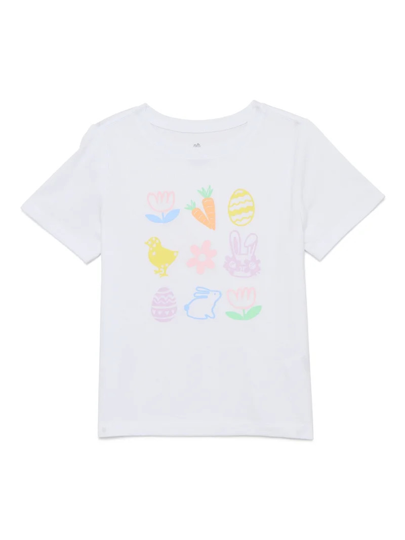 Easter Toddler Girls Graphic Tee from Way To Celebrate, Sizes 12M-5T | Walmart (US)