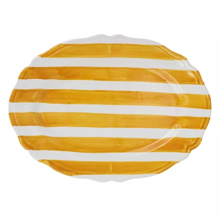 Amalfitana Stripe Oval Platter | Bloomingdale's (US)