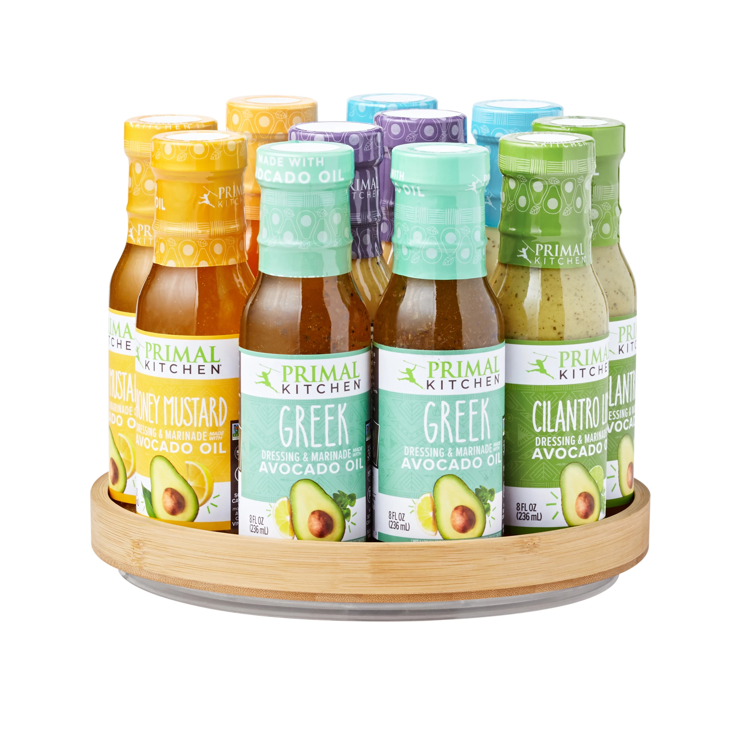 The Home Edit Bamboo Low Wall Turn Table 10 inches Diameter | Walmart (US)