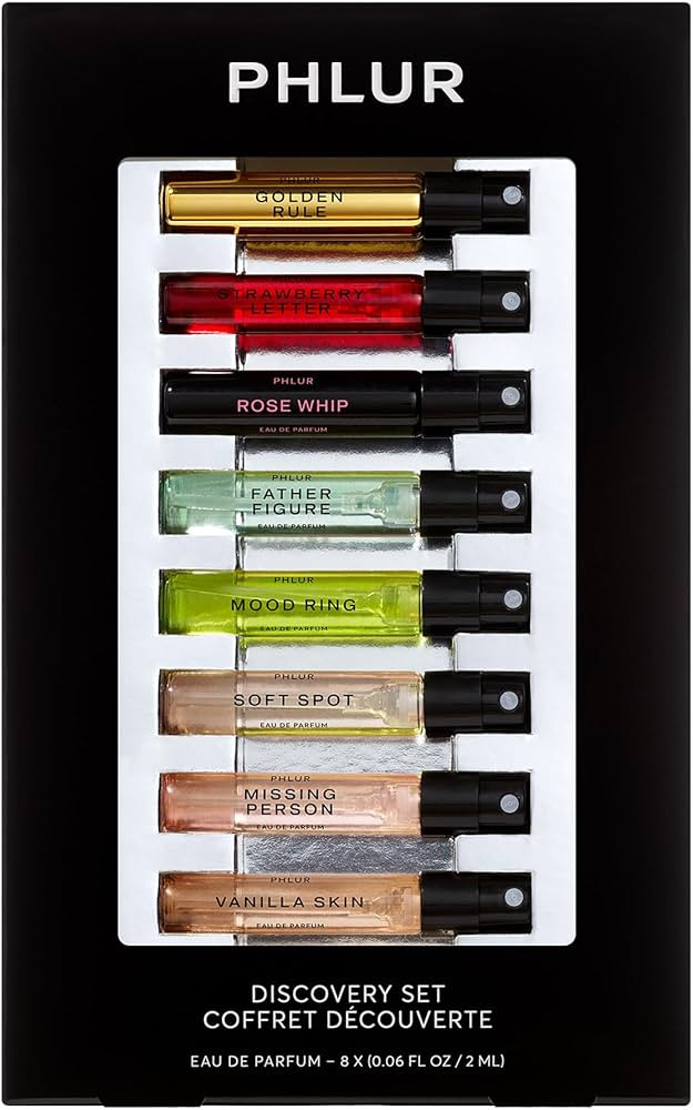 PHLUR Fragrance Discovery Set (2025) - 8pc Perfume Sample Set ft. New Releases Vanilla Skin, Rose... | Amazon (US)