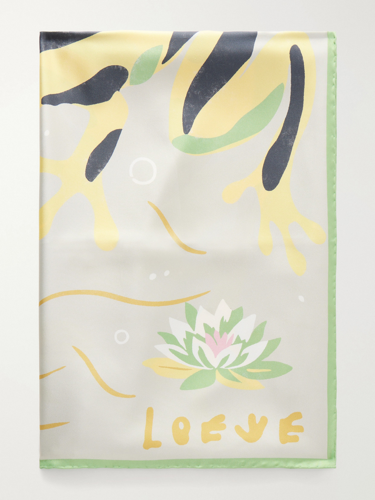 LOEWE - + Paula's Ibiza Printed Silk-twill Scarf - Multi | NET-A-PORTER (US)