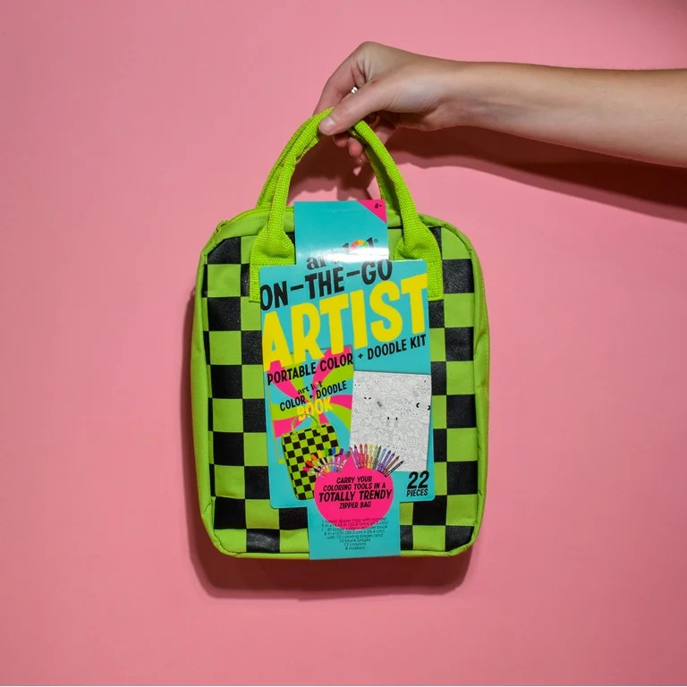 Art 101 On-the-Go Artist Coloring Set in Organizer Bag for Children | Walmart (US)