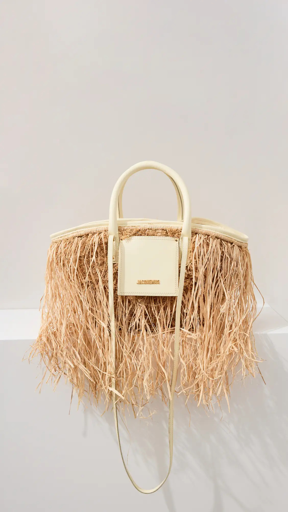 Jacquemus Le Panier Soli Raphia Tote | Shopbop | Shopbop