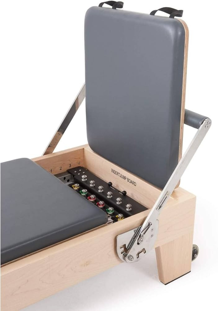 Elite Wooden Reformer, Stackable, Quick Change Bar Positions, Spring Bar and Pulleys, Includes Ju... | Amazon (US)