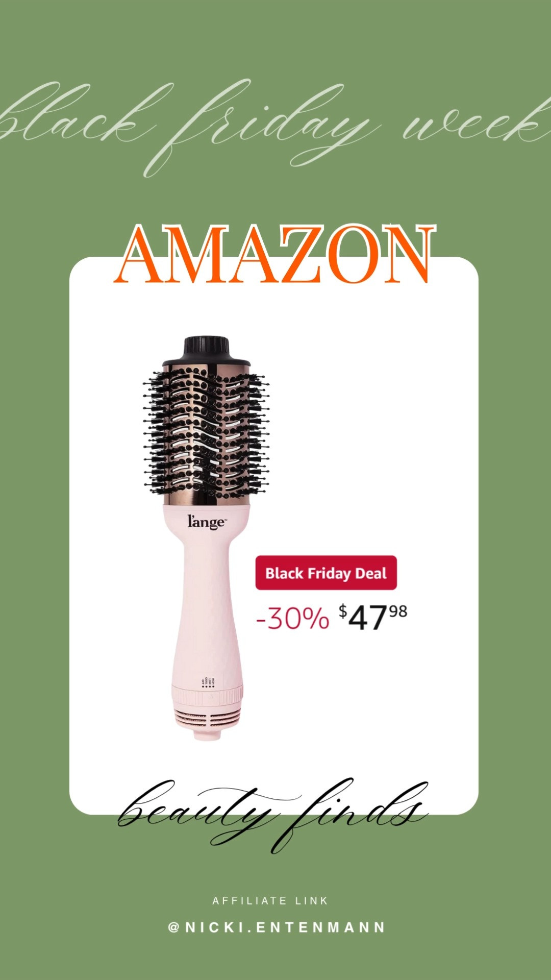 The L'ANGE HAIR Le Volume 2-in-1 titanium blow dryer brush brings effortless shine and voluminous style to every hair routine. #LangeHair #BlowDryerBrush #HairStylingTool #TitaniumBrush #VoluminousHair #SalonStyleAtHome #BeautyEssentials #HairCareRoutine #StylingMadeEasy #ShinyStrands 💇‍♀️✨🌸
 

 #LTKgrwm #LTKBeauty #LTKTravel