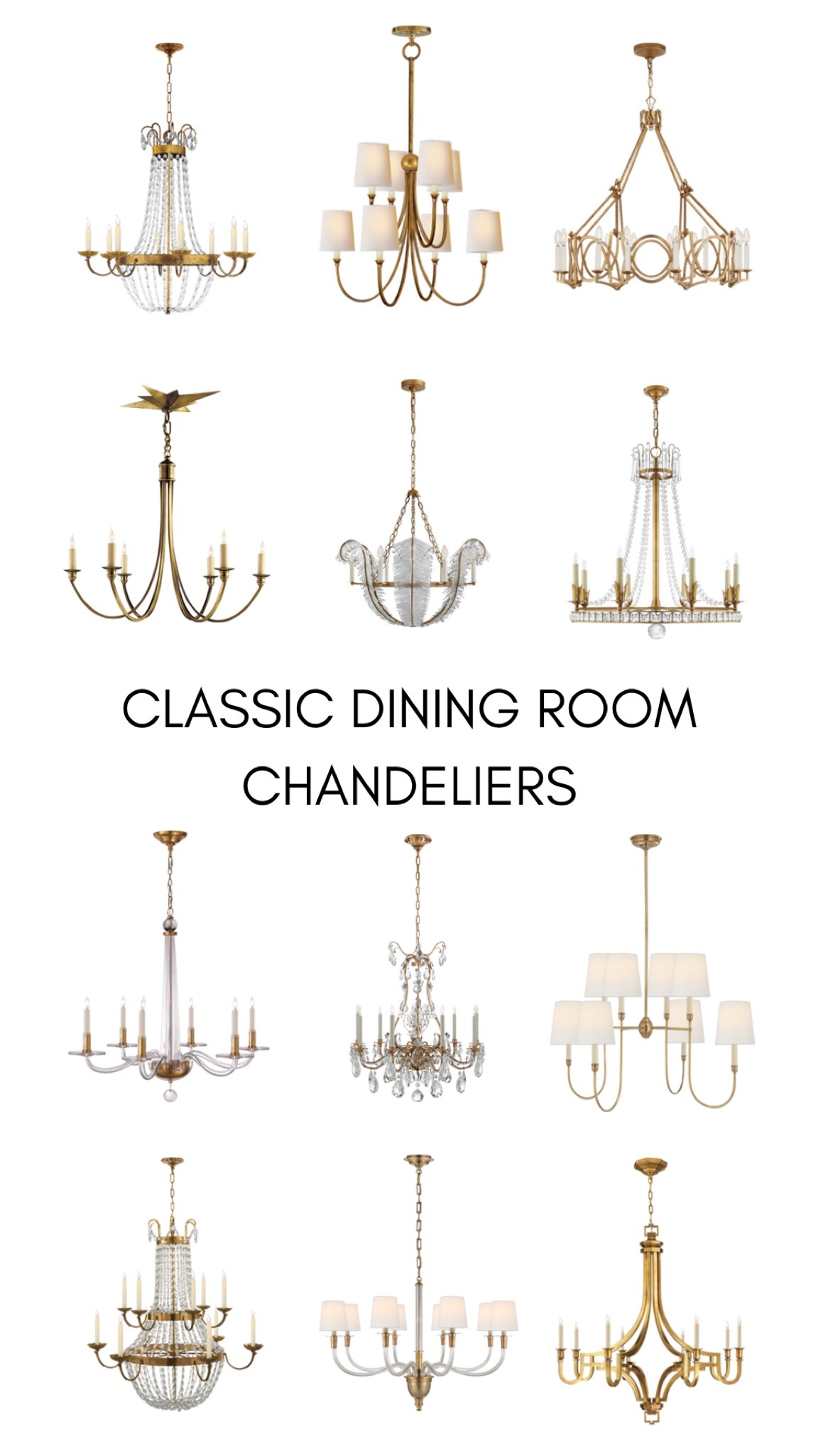 Classic Dining Room Chandelier Ideas

Here are some great timeless lighting options for your dining room.

#LTKhome