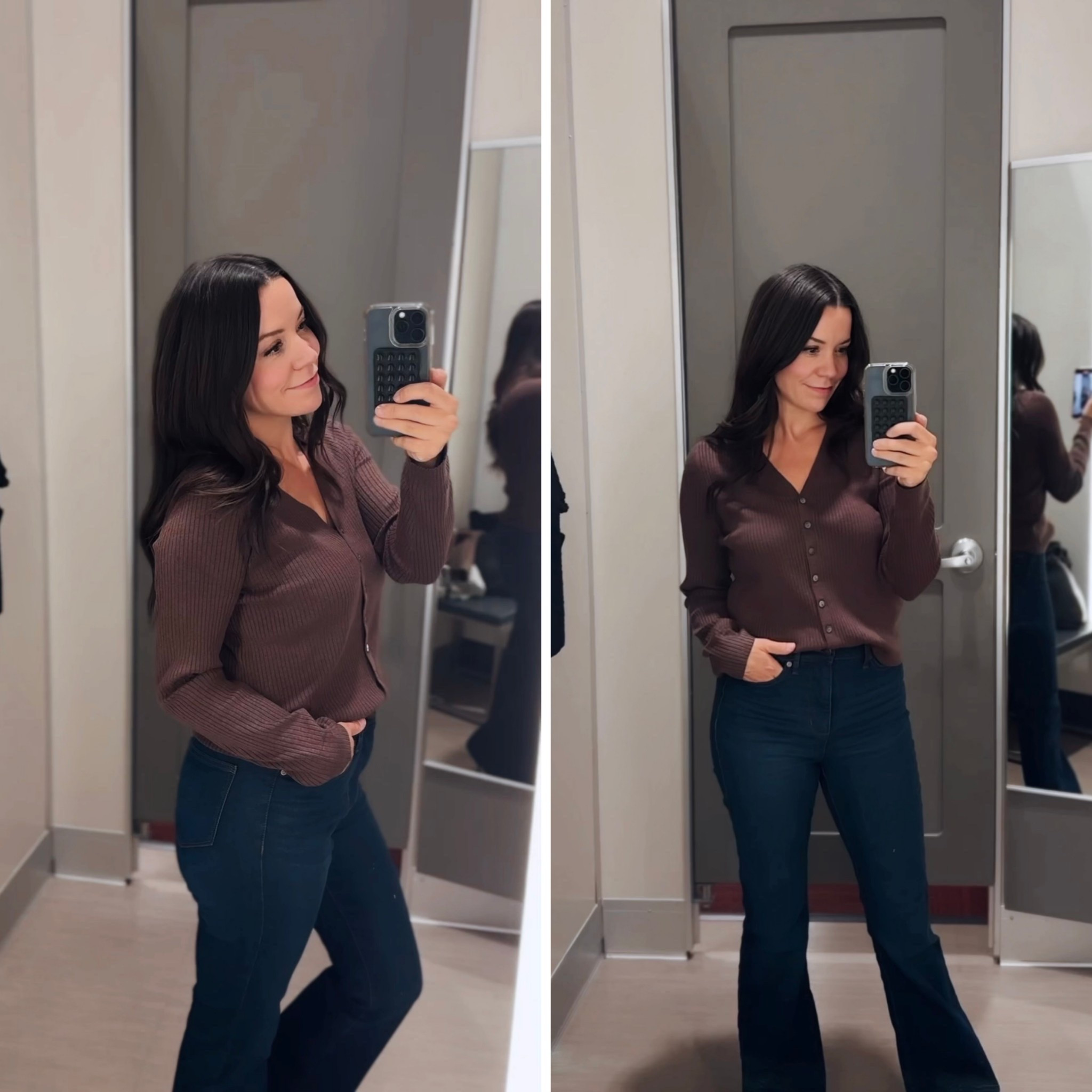 My favorite dark denim from Walmart paired with this perfect fall top! Love the chocolate brown color and details of this ribbed cardigan. Also comes in grey! 

#LTKFallSale #LTKSeasonal