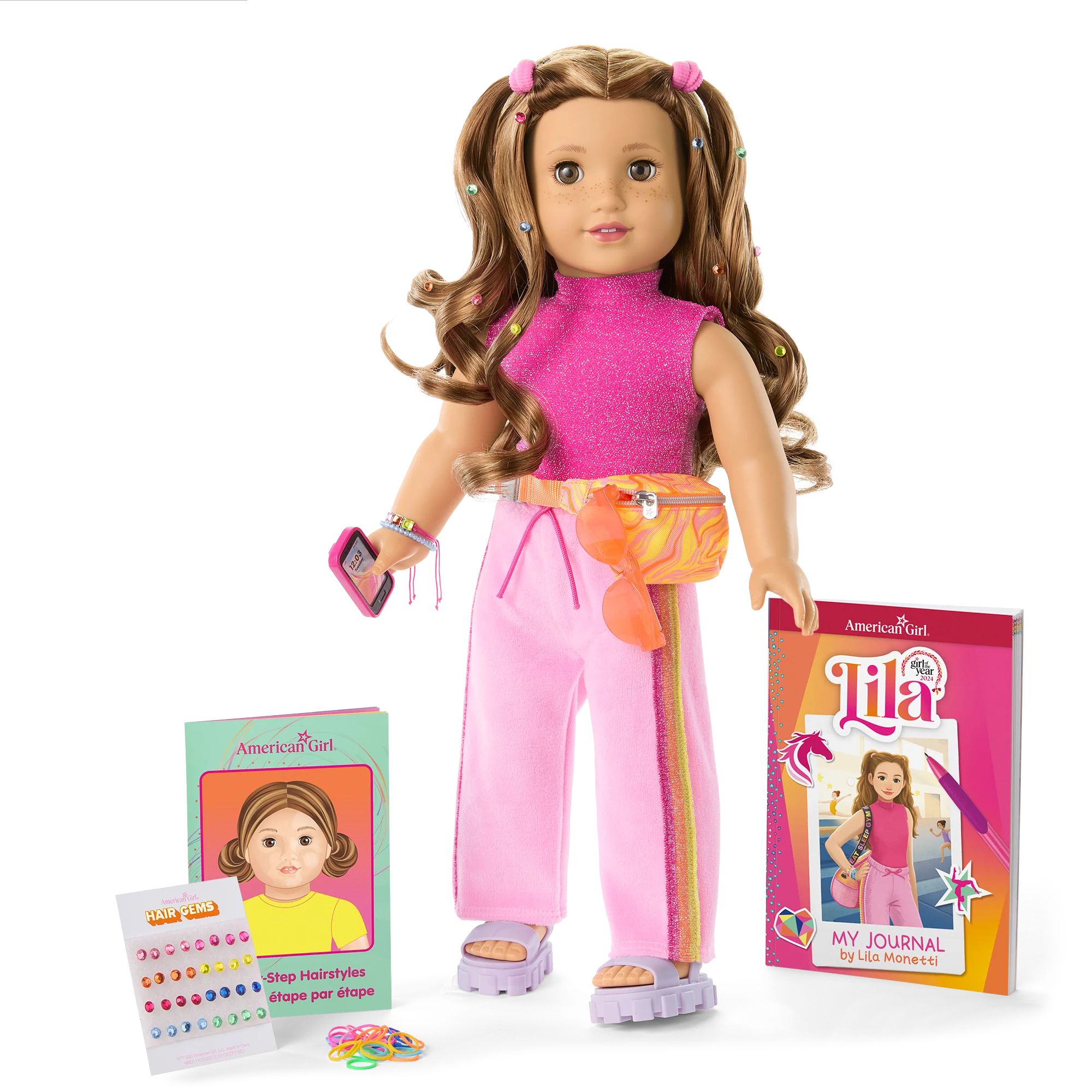 Lila Monetti™ Doll, Journal, & Accessories (Girl of the Year™ 2024) | American Girl