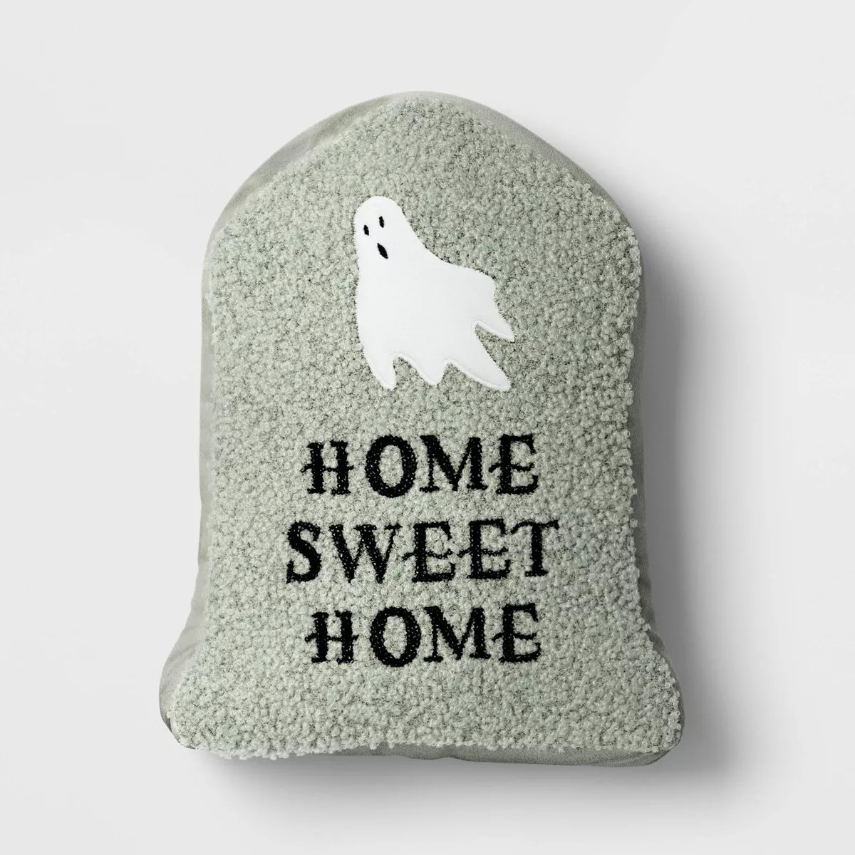 13"x9" Small 'Home Sweet Home' Tombstone Novelty Shaped Throw Pillow Green - Hyde and EEK! Boutiq... | Target