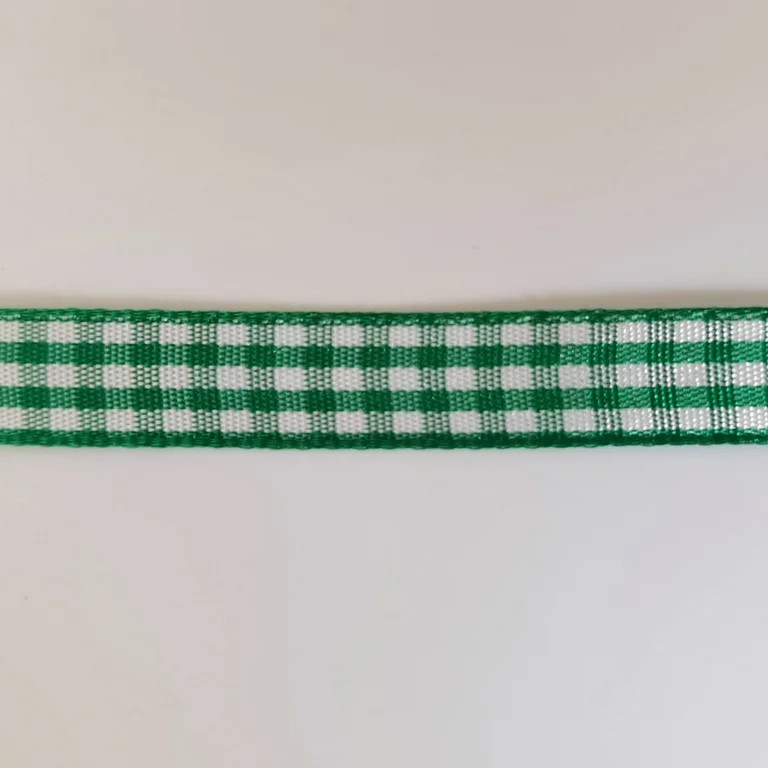 Christmas ribbon, green gingham plaid checked ribbon, 100% polyester, 25 yards per roll, 3/8 inch... | Walmart (US)
