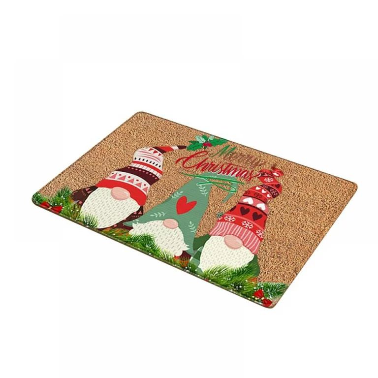 Baywell Christmas Gnomes Doormat Decoration Merry Christmas Floor Mat Indoor and Outdoor Entrance... | Walmart (US)