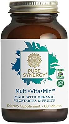 Pure Synergy Multi Vitamin (60 Tablets) 2 A Day Multivitamin Made w/ Organic Fruits & Veggies | Amazon (US)