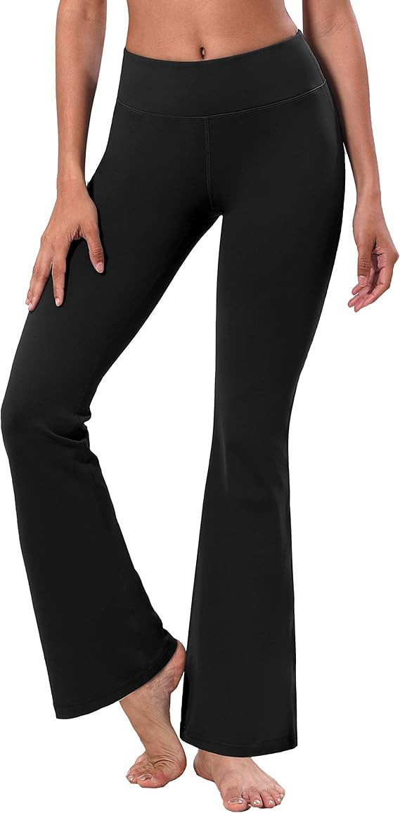 BUBBLELIME 29"/31"/33"/35" 3 Styles Women's Bootcut Yoga Pants Basic/Back Pockets/Straight Leg Wo... | Amazon (US)