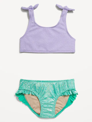Tie-Knot Swim Top and Ruffled Bikini Swim Set for Toddler & Baby | Old Navy (CA)
