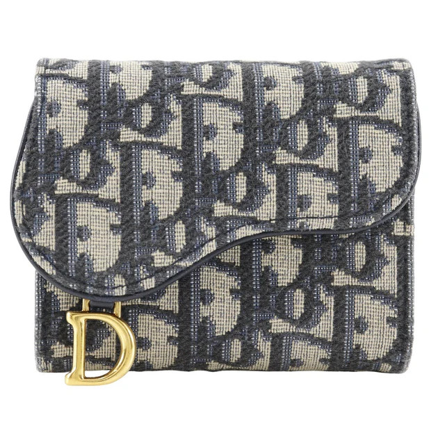 Dior Saddle  Canvas Wallet  (Pre-Owned) | Shop Simon
