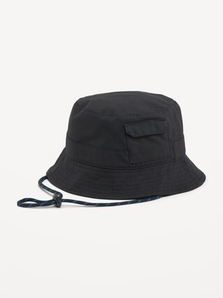 Gender-Neutral Drawstring Pocket Bucket Hat for Kids | Old Navy (US)