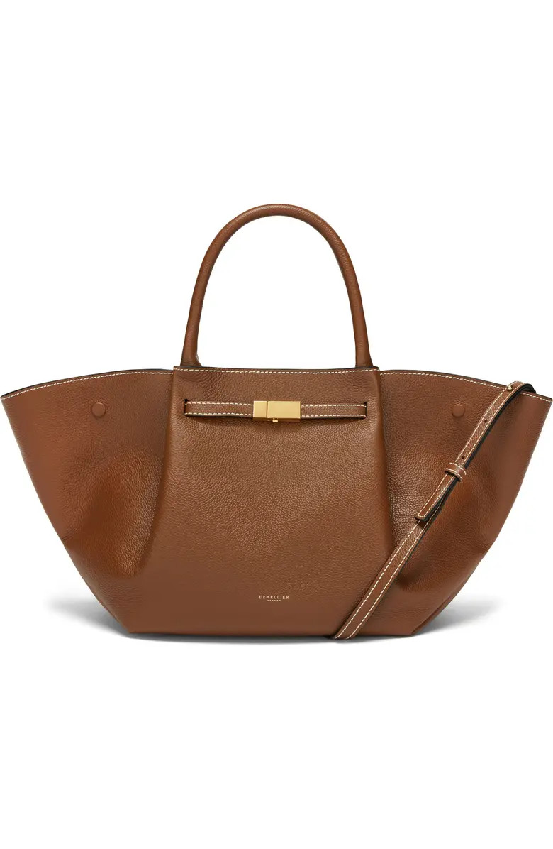 New York Leather East/West Midi Tote | Nordstrom