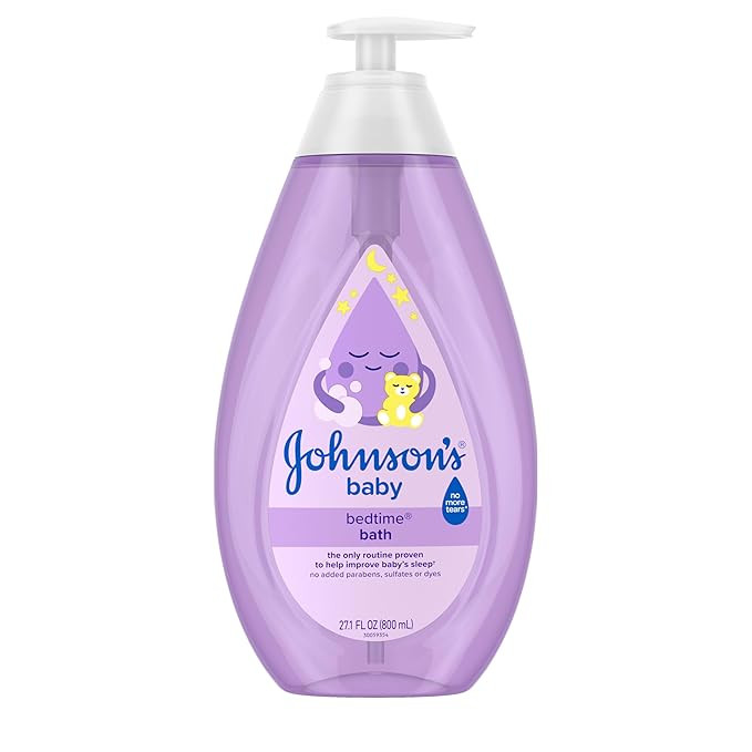 Johnson's Bedtime Baby Bath with Soothing NaturalCalm Aromas, Hypoallergenic & Tear-Free Liquid B... | Amazon (US)