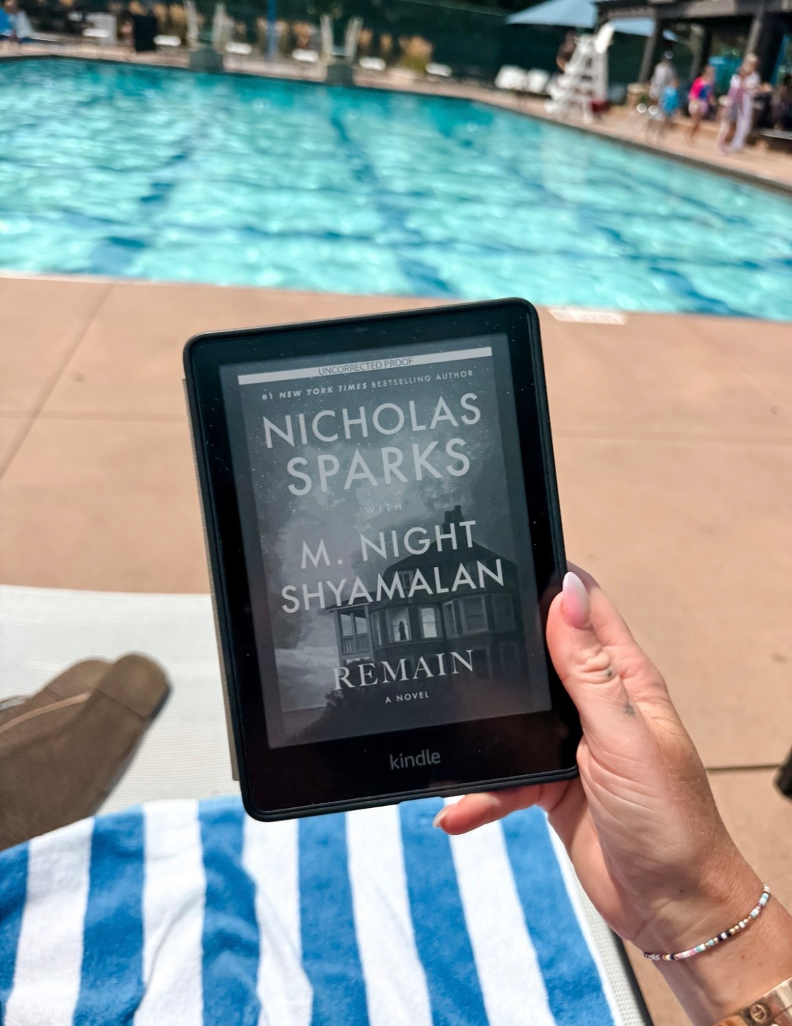 Remain by Nicholas sparks and M Night Shyamalan
New book releases available today, audiobooks and Kindle unlimited paperwhite reading this, spooky fall books with paranormal ghost