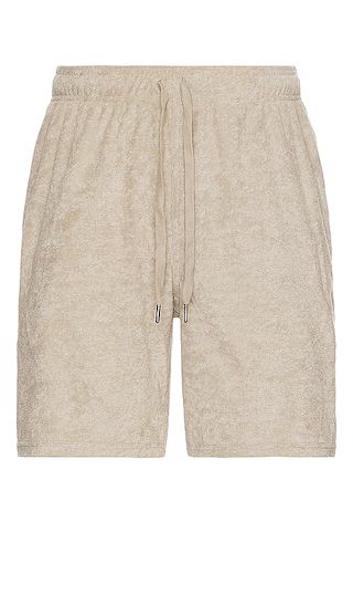 WAO Towel Terry Short in Brown. - size M (also in L) | Revolve Clothing (Global)