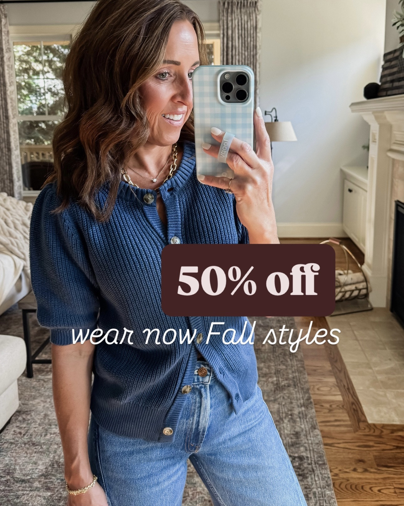 Fall styles you can wear now 50% off!
Early Fall outfit ideas. 
Tops all XS. Jeans TTS, 25 petite. Pants XXS. Shorts XS.

#LTKootd #LTKSeasonal #LTKSaleAlert