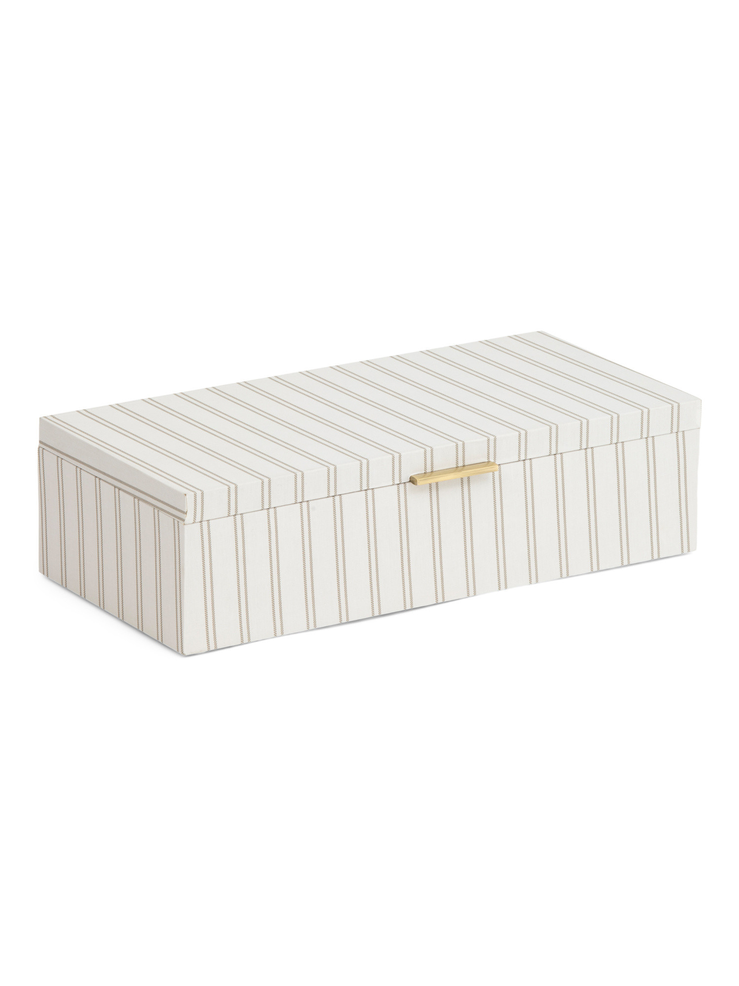 7x15x4 Striped Print Linen Wrapped Box | Marshalls