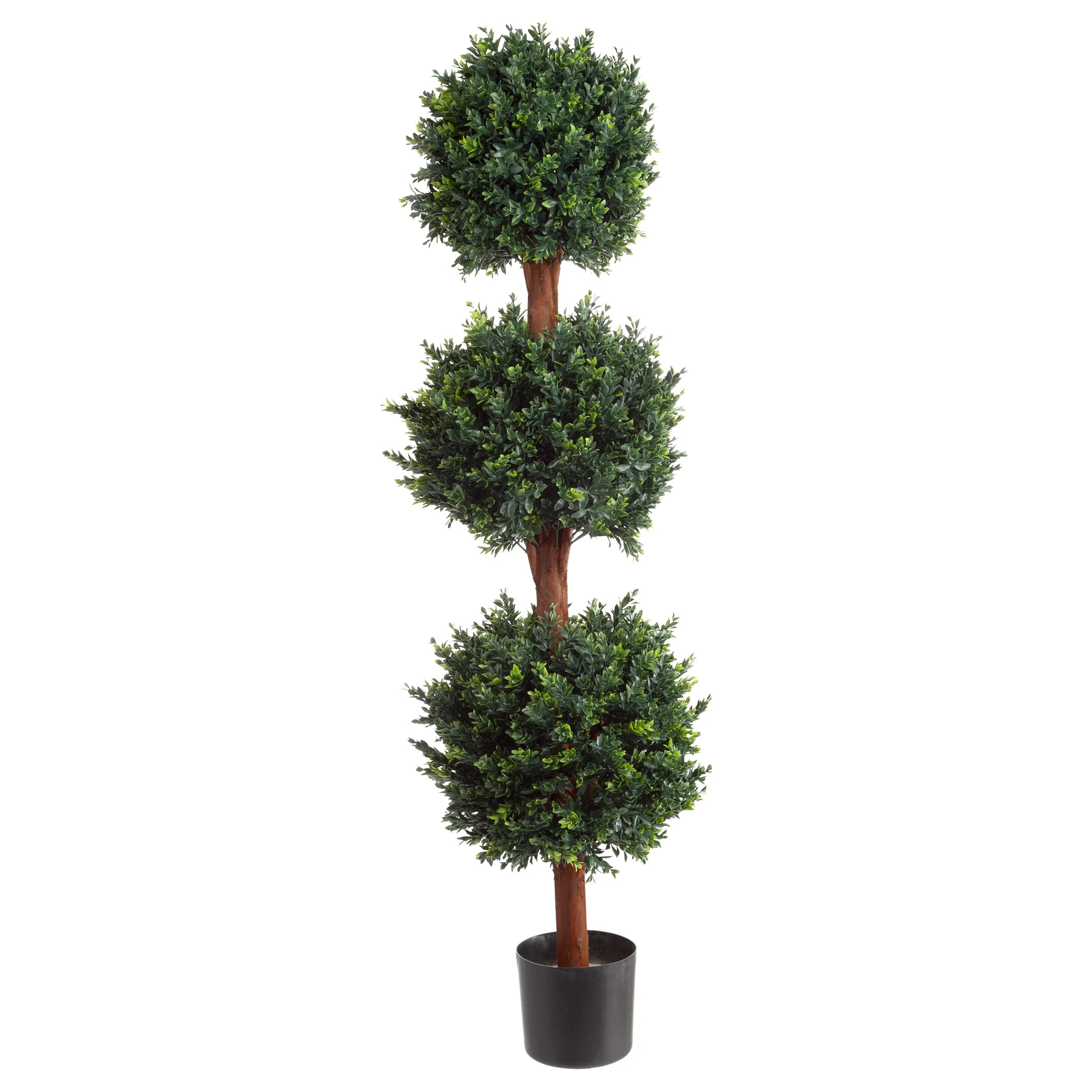 Pure Garden 5FT Hedyotis Artificial Tree in Weighted Pot for Indoor/Outdoor | Walmart (US)