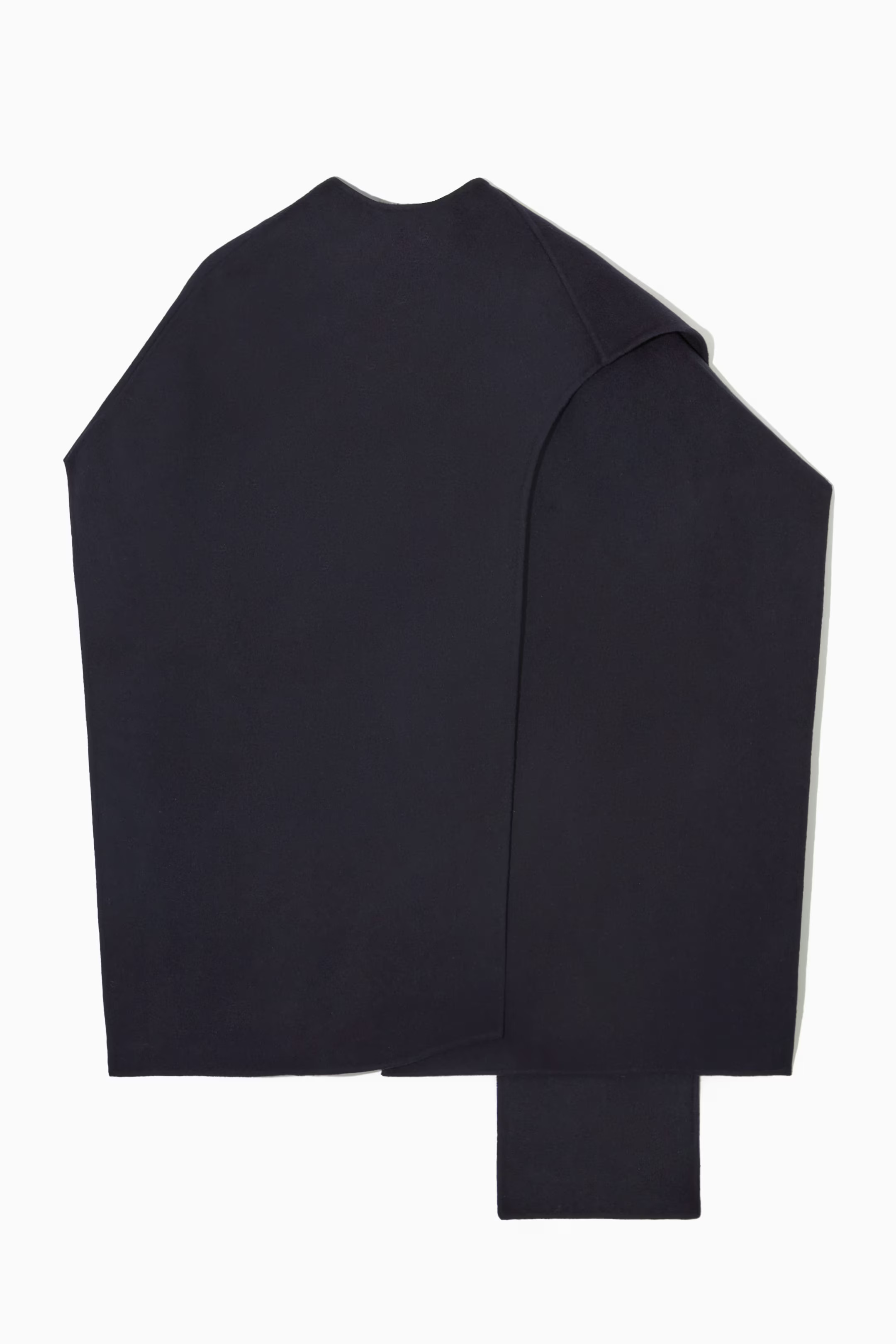WOOL-BLEND CAPE - NAVY | COS GB | COS UK